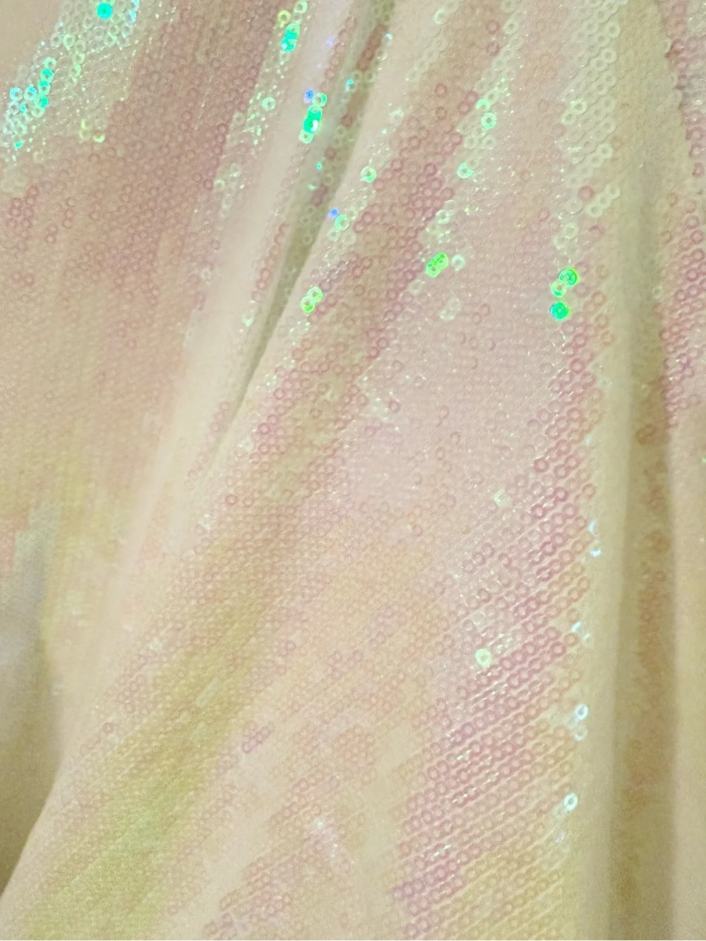 NWT Hayley Paige Sparkle Squad Iridescent Sequin Robe XL Bridal Bride Bridesmaid